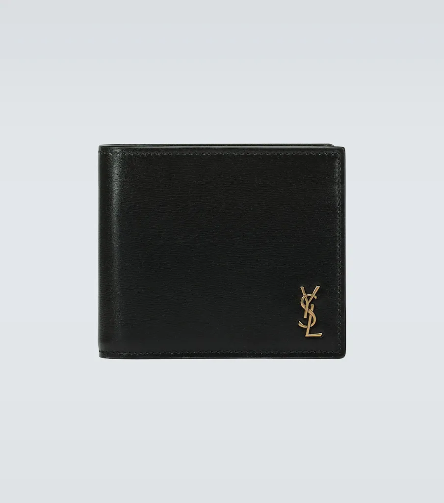[558865885] black leather wallet