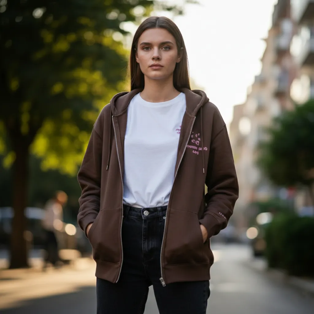 [65665656] Zip-up Hoodie